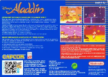 Aladdin (USA) box cover back